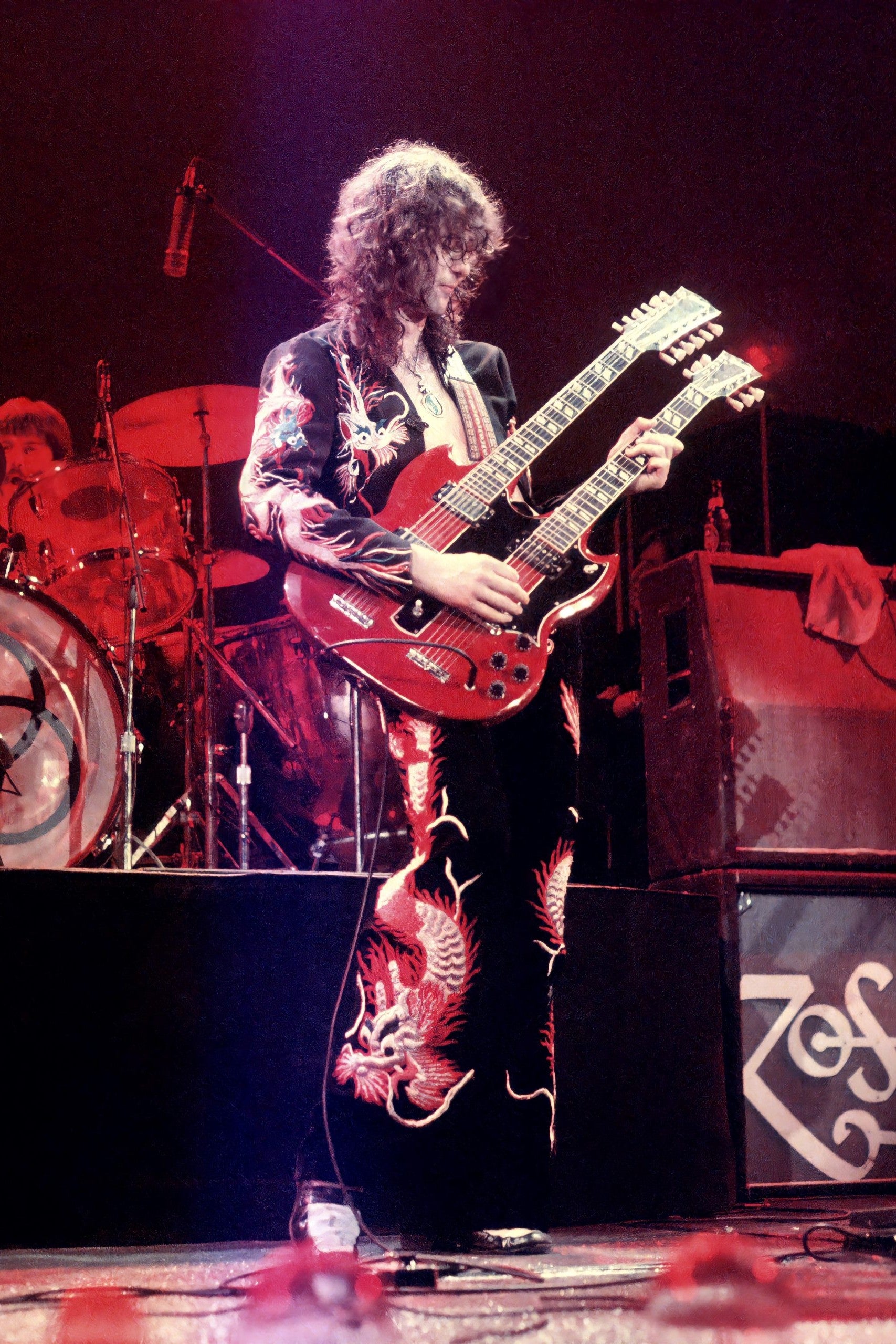 Jimmy Page Led Zeppelin — Paper Poster