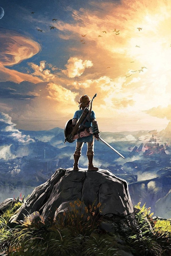 Zelda: Breath of the Wild — Paper Poster