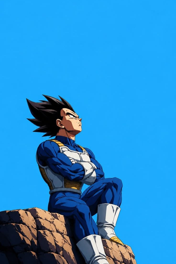 Vegeta Dragon Ball Z — Paper Poster