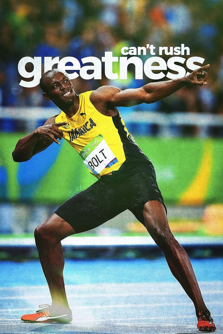 Usain Bolt — Paper Poster