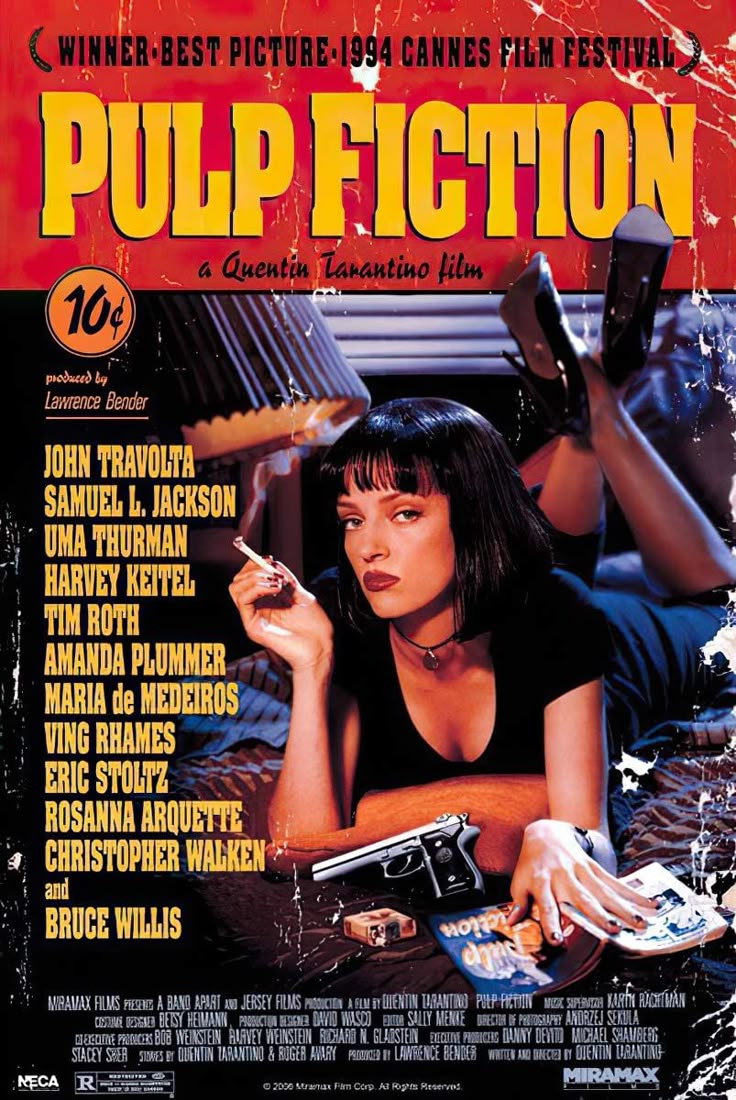 Pulp Fiction — Paper Poster