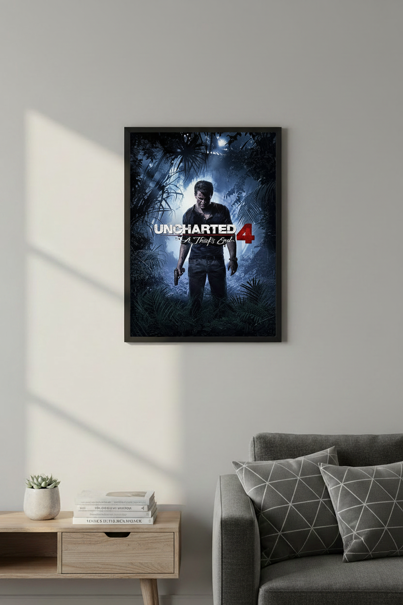 Uncharted 4 Wall Art Mockup - No Border